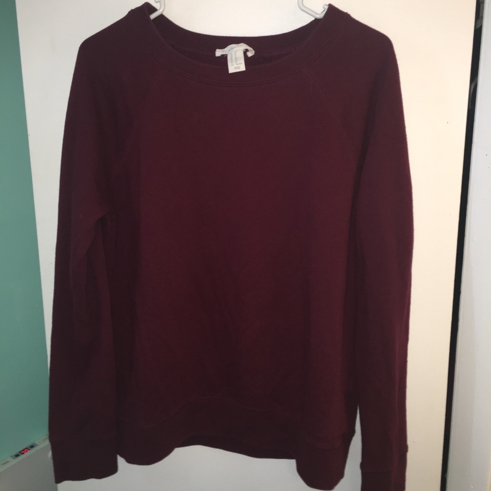 Forever 21 Maroon crew neck